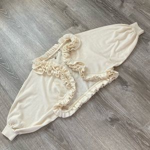 Anthropologie Knitted & Knotted cardigan bolero shrug